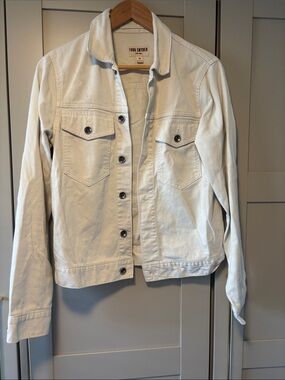 Todd Snyder Women's Light Cream Denim Jacket
